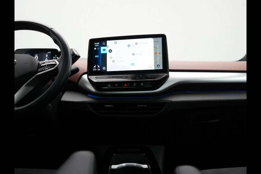 Volkswagen ID.4 Tech 77 kWh 204pk Dealer O.H. | Panodak | Adaptive Cruise | Head Up | 360 Camera | Warmtepomp | IQ Light | Alcantara Sportstoelen Memory & Massage | Stoelen & Stuur Verwarmd | Sfeerverlichting | Keyless | BLIS | 20"L.M |