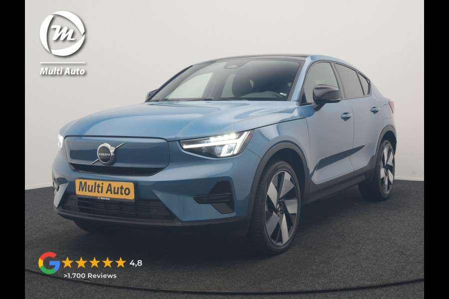 Volvo C40 Recharge Core 69 kWh 231pk Dealer O.H. | SOH 93,8% | Panodak | Camera | Google Assistent | Lederen Sportstoelen & Stuur Verwarmd | Apple Carplay | Cruise Control | Navigatie | DAB |