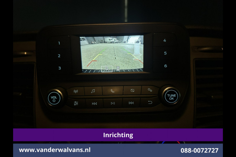 Ford Transit Custom 2.0 TDCI L1H1 Inrichting Euro6 Airco | Camera | LED | Cruisecontrol | Verwarmde voorruit Parkeersensoren, Bijrijdersbank