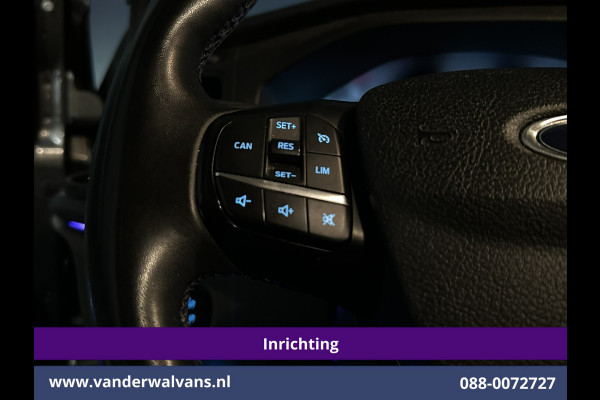 Ford Transit Custom 2.0 TDCI L1H1 Inrichting Euro6 Airco | Camera | LED | Cruisecontrol | Verwarmde voorruit Parkeersensoren, Bijrijdersbank