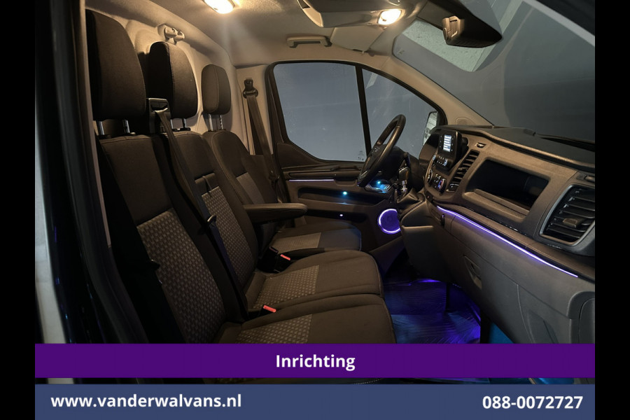 Ford Transit Custom 2.0 TDCI L1H1 Inrichting Euro6 Airco | Camera | LED | Cruisecontrol | Verwarmde voorruit Parkeersensoren, Bijrijdersbank