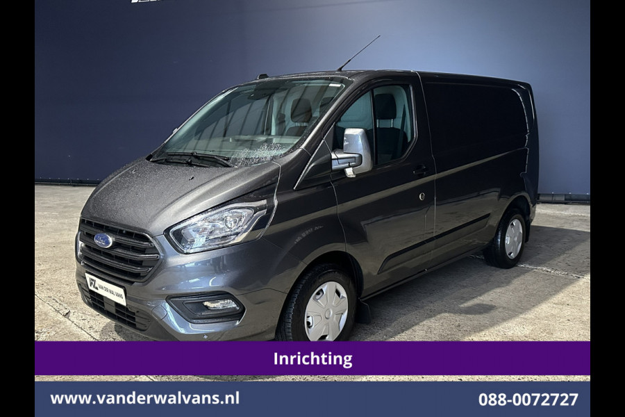 Ford Transit Custom 2.0 TDCI L1H1 Inrichting Euro6 Airco | Camera | LED | Cruisecontrol | Verwarmde voorruit Parkeersensoren, Bijrijdersbank