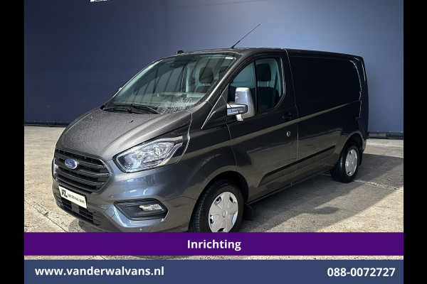 Ford Transit Custom 2.0 TDCI L1H1 Inrichting Euro6 Airco | Camera | LED | Cruisecontrol | Verwarmde voorruit Parkeersensoren, Bijrijdersbank