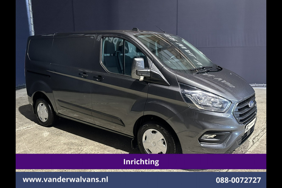 Ford Transit Custom 2.0 TDCI L1H1 Inrichting Euro6 Airco | Camera | LED | Cruisecontrol | Verwarmde voorruit Parkeersensoren, Bijrijdersbank