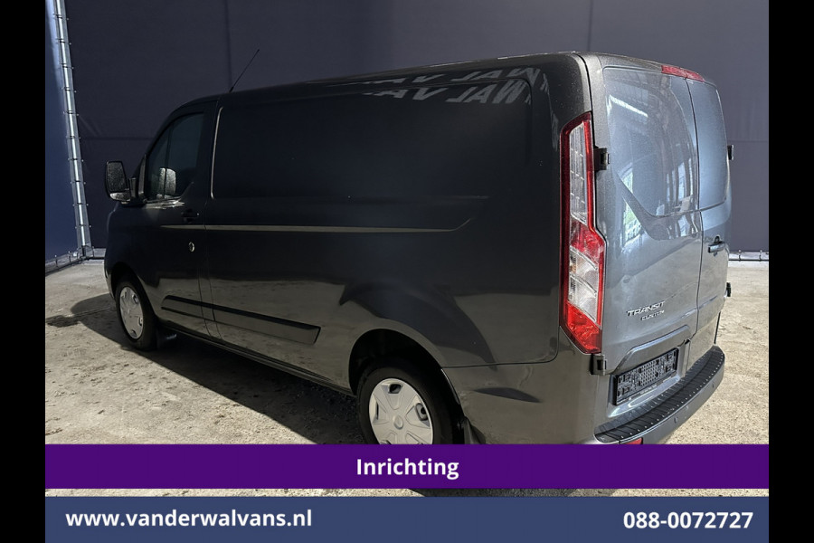 Ford Transit Custom 2.0 TDCI L1H1 Inrichting Euro6 Airco | Camera | LED | Cruisecontrol | Verwarmde voorruit Parkeersensoren, Bijrijdersbank