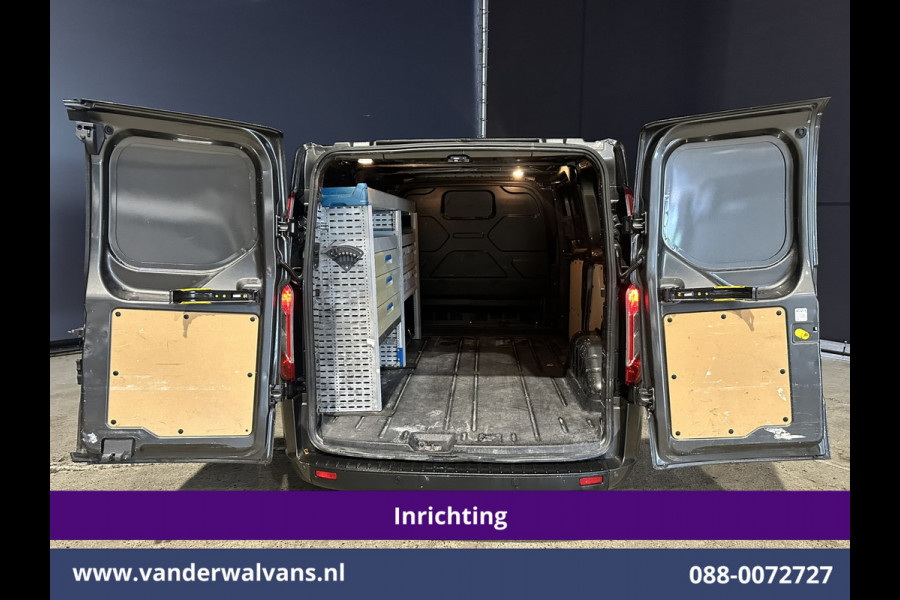 Ford Transit Custom 2.0 TDCI L1H1 Inrichting Euro6 Airco | Camera | LED | Cruisecontrol | Verwarmde voorruit Parkeersensoren, Bijrijdersbank