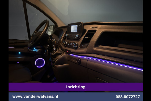 Ford Transit Custom 2.0 TDCI L1H1 Inrichting Euro6 Airco | Camera | LED | Cruisecontrol | Verwarmde voorruit Parkeersensoren, Bijrijdersbank
