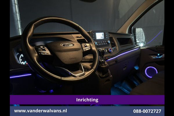 Ford Transit Custom 2.0 TDCI L1H1 Inrichting Euro6 Airco | Camera | LED | Cruisecontrol | Verwarmde voorruit Parkeersensoren, Bijrijdersbank