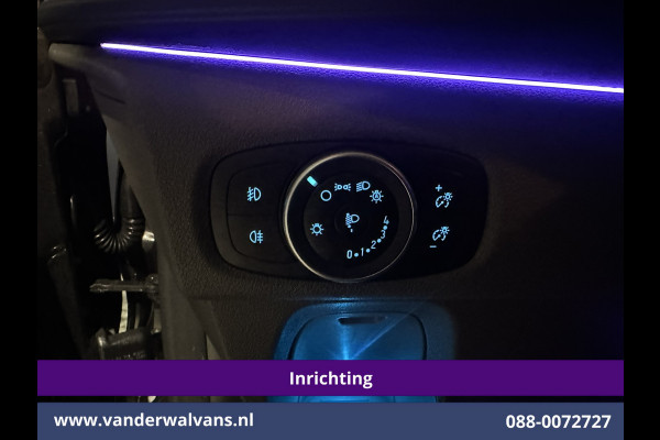 Ford Transit Custom 2.0 TDCI L1H1 Inrichting Euro6 Airco | Camera | LED | Cruisecontrol | Verwarmde voorruit Parkeersensoren, Bijrijdersbank