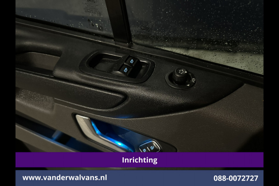 Ford Transit Custom 2.0 TDCI L1H1 Inrichting Euro6 Airco | Camera | LED | Cruisecontrol | Verwarmde voorruit Parkeersensoren, Bijrijdersbank