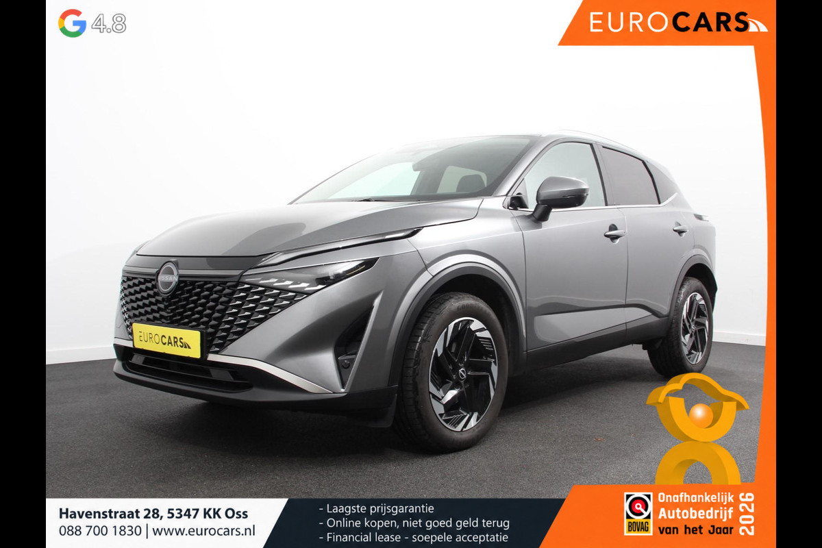 Nissan QASHQAI 1.3 MHEV Automaat N-Connecta Navigatie Climate Control Sfeerverlichting Camera 360 Led Dab Verwarmde voorstoelen Adaptieve Cruise Control Digitale Cockpit Lichtmetalen Velgen