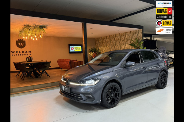 Volkswagen Polo 1.0 TSI Style DSG Garantie|IQLight|Sportvelgen|Leder|Virtual|ACC|Lane|Carplay Navi|Rijklaar