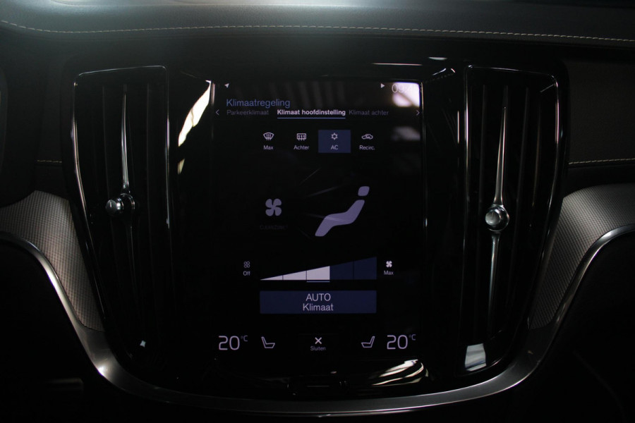 Volvo S60 2.0 B5 250PK AUTOMAAT R-DESIGN 20'' | PANORAMISCH SCHUIF/KANTELDAK | PREMIUM AUDIO BY HARMAN KARDON | 20" 5-TRIPPLE SPAAKS BLACK/DIAMAND CUT LICHTMETALEN VELGEN | BLINDSPOT INFOMATION SYSTEM (BLIS) | VERWARMDE VOORRUIT |VERWARMDE AQUABLADE RUITENWISSERBLADEN | PILOT ASSIST | APPLE CARPLAY / ANDROID AUTO | DODEHOEKDETECTIE |  ADAPTIEVE CRUISECONTROL | R-DESIGN BEKLEDING MET NAPPA LEDER I.C.M. OPEN GRID TEXTIEL | ELEKTRISCH VERSTELBARE CONTOUR STOELEN (SPORTSTOELEN) MET GEHEUGEN OP BEIDE VOORSTOELEN (POWERSEATS) |VERWARMDE VOORSTOELEN EN ACHTERBANK | VERWARMD STUURWIEL |