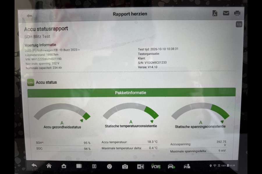 Volkswagen ID. Buzz Cargo Business 77 kWh 204 PK WLTP 408 SOH 99% Achteruitrijcamera/CarPlay/Stoelverwarming