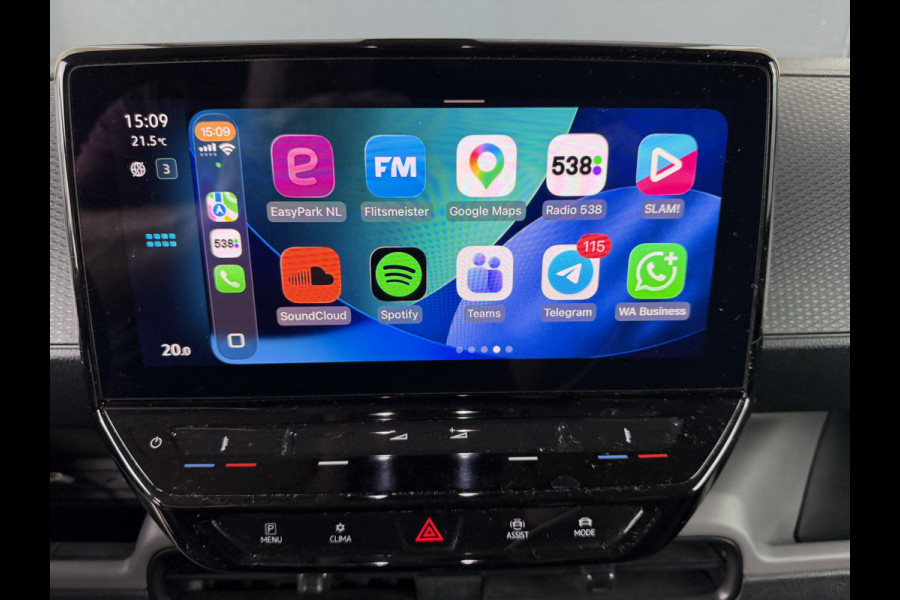 Volkswagen ID. Buzz Cargo Business 77 kWh 204 PK WLTP 408 SOH 99% Achteruitrijcamera/CarPlay/Stoelverwarming