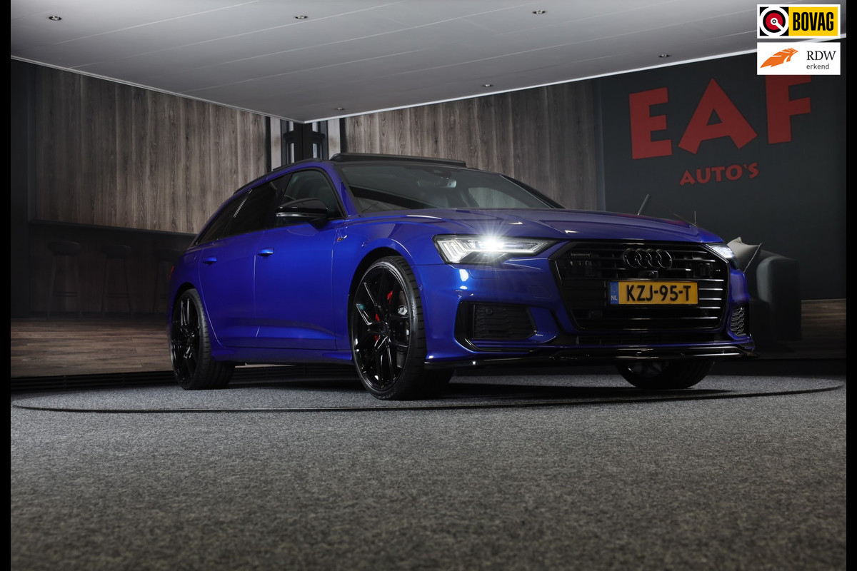 Audi A6 Avant 55 TFSI e Quattro RS6 Look / Head Up / B & O / Elek Stoelen / Memory / Acc / F1 / Lane Assist / Open Pano / 22 Inch
