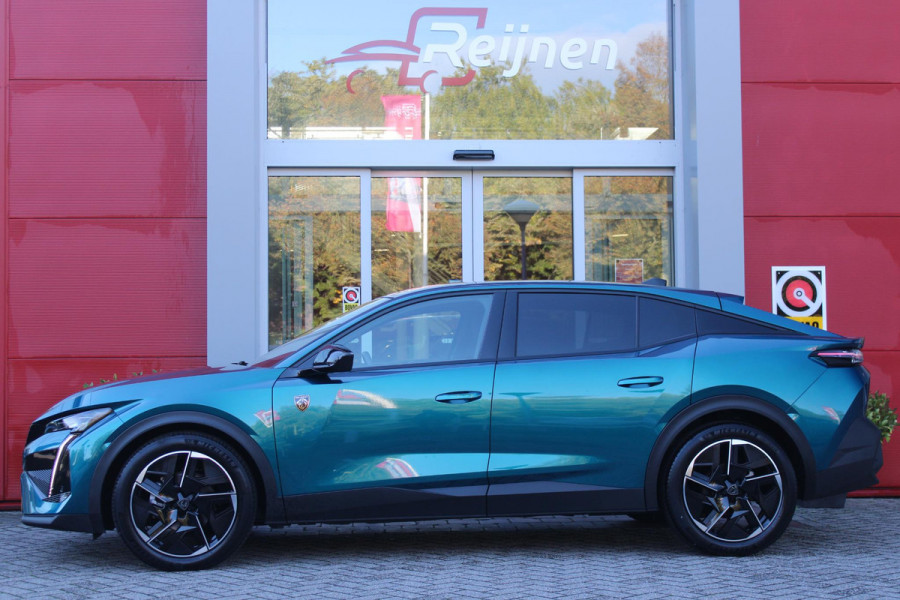 Peugeot 408 1.2 Hybrid 145PK AUTOMAAT GT | 360° CAMERA | ELEKTRISCH VERSTELBARE BESTUURDERSSTOEL MET GEHEUGEN EN VERSTELBARE ZITVERLENGER | STOEL VERWARMING | STUURVERWARMING | LEDER / ALCANTARA | DODEHOEK DETECTIE | KEYLESS ENTRY/START | ADAPTIVE CRUISE CONTROL | NAVIGATIE | DRAADLOZE APPLE CARPLAY/ANDROID AUTO | PARKEERSENSOREN VOOR + ACHTER | LED MATRIX KOPLAMPEN | 19" LICHTMETALEN VELGEN | ELEKTRISCH BEDIENBARE ACHTERKLEP | CLIMATE CONTROL | STUUR VERWARMING |