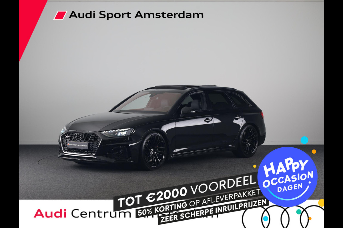 Audi A4 Avant 2.9 TFSI RS 4 quattro 450pk | Panoramadak | Adaptive cruise controle | Matrix | Trekhaak | Elektrisch verstelbare voorstoelen met geheugen | Stoelverwarming voor en achter