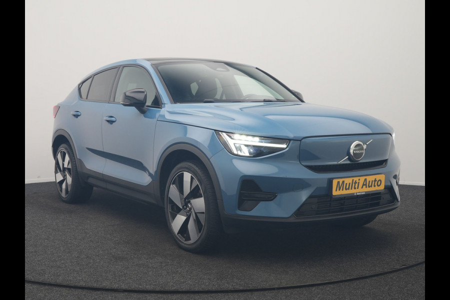 Volvo C40 Recharge Core 69 kWh 231pk Dealer O.H. | SOH 93,8% | Panodak | Camera | Google Assistent | Lederen Sportstoelen & Stuur Verwarmd | Apple Carplay | Cruise Control | Navigatie | DAB |