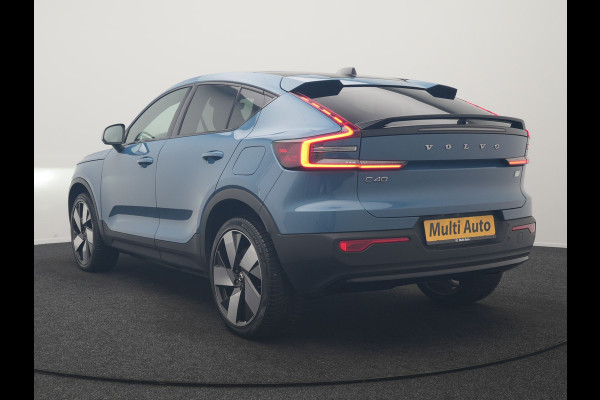 Volvo C40 Recharge Core 69 kWh 231pk Dealer O.H. | SOH 93,8% | Panodak | Camera | Google Assistent | Lederen Sportstoelen & Stuur Verwarmd | Apple Carplay | Cruise Control | Navigatie | DAB |