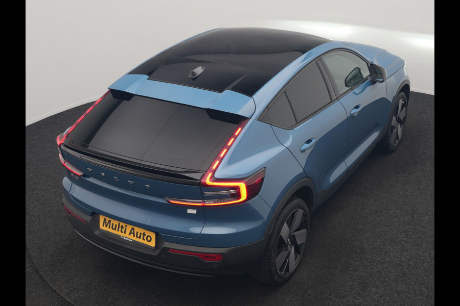 Volvo C40 Recharge Core 69 kWh 231pk Dealer O.H. | SOH 93,8% | Panodak | Camera | Google Assistent | Lederen Sportstoelen & Stuur Verwarmd | Apple Carplay | Cruise Control | Navigatie | DAB |