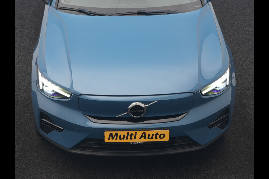 Volvo C40 Recharge Core 69 kWh 231pk Dealer O.H. | SOH 93,8% | Panodak | Camera | Google Assistent | Lederen Sportstoelen & Stuur Verwarmd | Apple Carplay | Cruise Control | Navigatie | DAB |