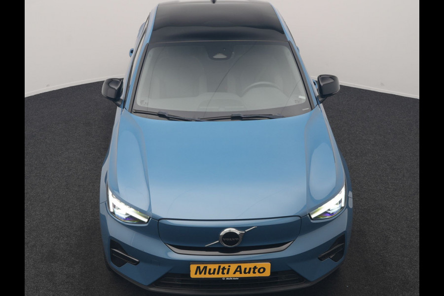 Volvo C40 Recharge Core 69 kWh 231pk Dealer O.H. | SOH 93,8% | Panodak | Camera | Google Assistent | Lederen Sportstoelen & Stuur Verwarmd | Apple Carplay | Cruise Control | Navigatie | DAB |