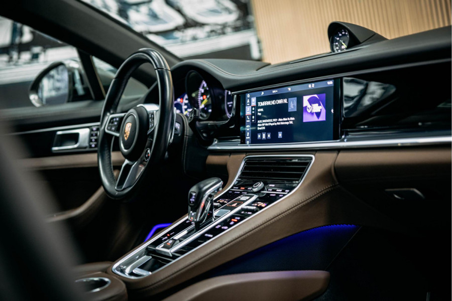 Porsche Panamera Sport Turismo 2.9 4 E-Hybrid | Origineel Nederlands | Pano | Bose | Bruin leder | Soft-close |