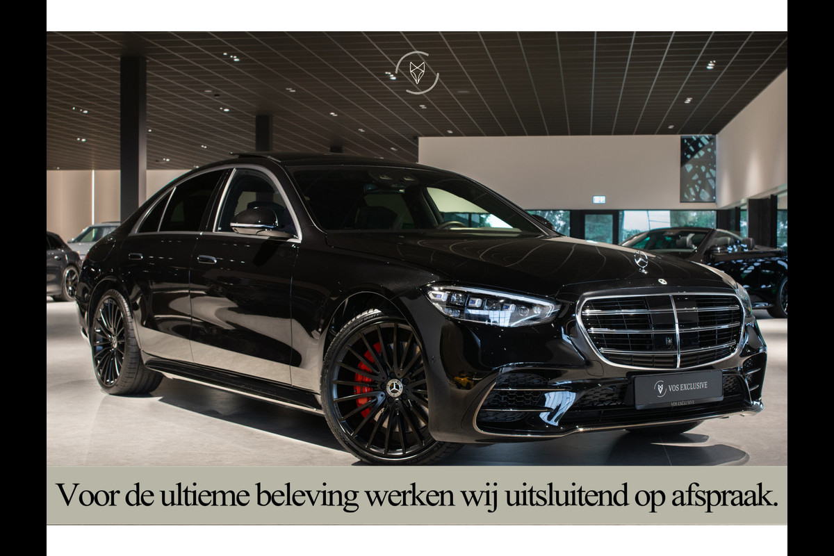 Mercedes-Benz S-Klasse 580 4-M AMG NIEUWPRIJS €269.005 E-Active Body Control|Burmester 4D|Exclusiefpakket|Carbon|4*Stoelkoeling|Pano|21"|HUD|Achterasbesturing