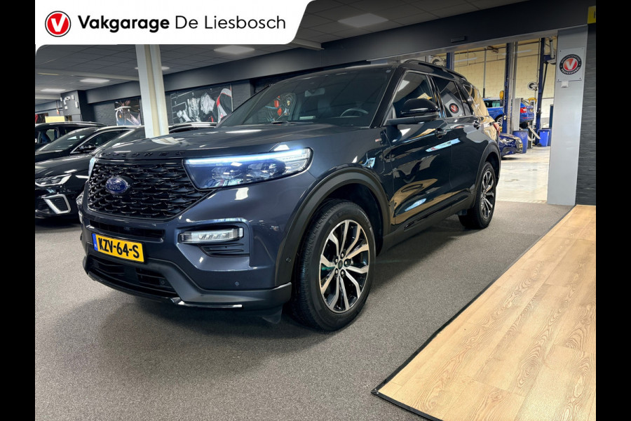 Ford Explorer 3.0 V6 EcoBoost PHEV ST-Line 7persoons / panorama-dak / stuur en stoelverwarming / leder / B&O /
