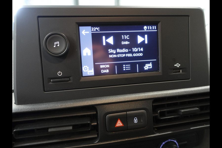Peugeot Partner 1.5 BlueHDi 100pk L2 Airco Cruise control Trekhaak Parkeersensoren Bluetooth