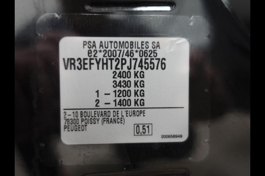 Peugeot Partner 1.5 BlueHDi 100pk L2 Airco Cruise control Trekhaak Parkeersensoren Bluetooth