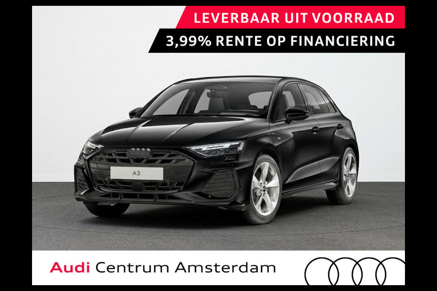Audi A3 Sportback S edition e-hybrid 204 pk | Techniekpakket plus | Trekhaak | Optiekpakket zwart plus | Warmtewerend glas donker tint |