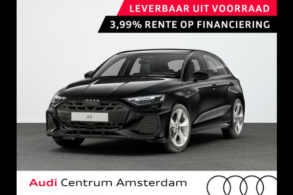 Audi A3 Sportback S edition e-hybrid 204 pk | Techniekpakket plus | Trekhaak | Optiekpakket zwart plus | Warmtewerend glas donker tint |