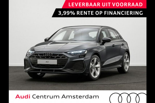 Audi A3 Sportback S edition e-hybrid 204 pk | Techniekpakket plus | Trekhaak | Optiekpakket zwart plus | Warmtewerend glas donker tint |