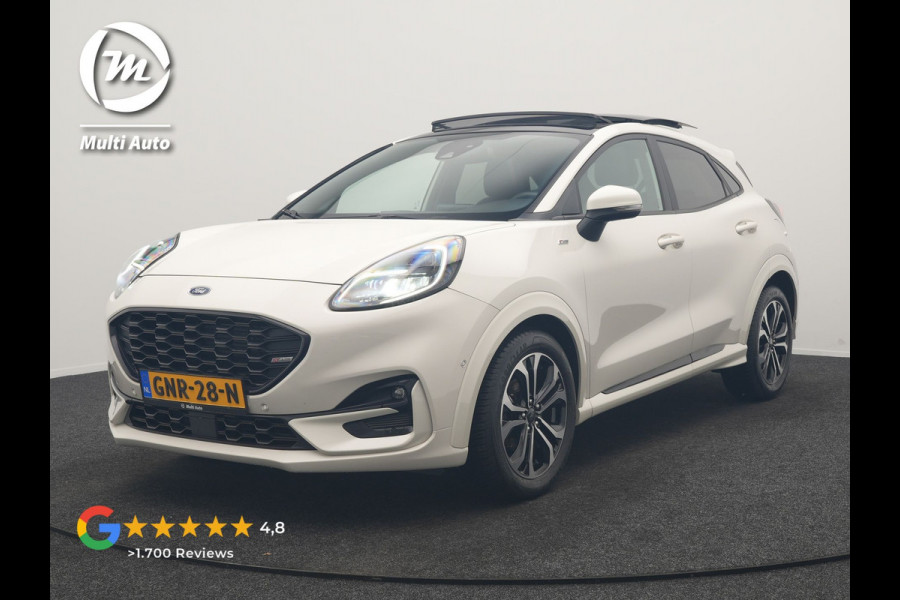 Ford Puma 1.0 EcoBoost Hybrid ST-Line X 155pk Dealer O.H | Panodak | Adaptive Cruise | Bang & Olufsen | Camera | Sportstoelen & Stuur Verwarmd | Apple Carplay | Keyless | Virtual | Navigatie | DAB | 17"L.M |