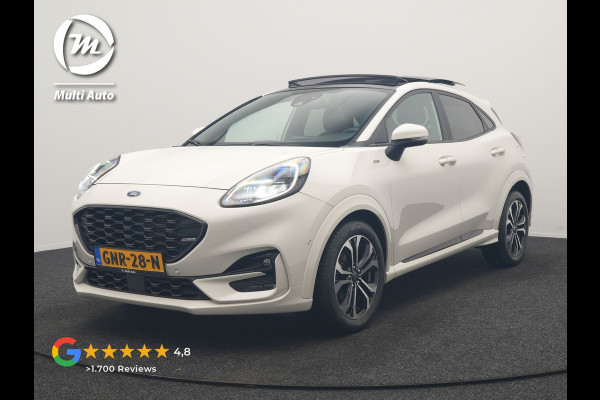 Ford Puma 1.0 EcoBoost Hybrid ST-Line X 155pk Dealer O.H | Panodak | Adaptive Cruise | Bang & Olufsen | Camera | Sportstoelen & Stuur Verwarmd | Apple Carplay | Keyless | Virtual | Navigatie | DAB | 17"L.M |