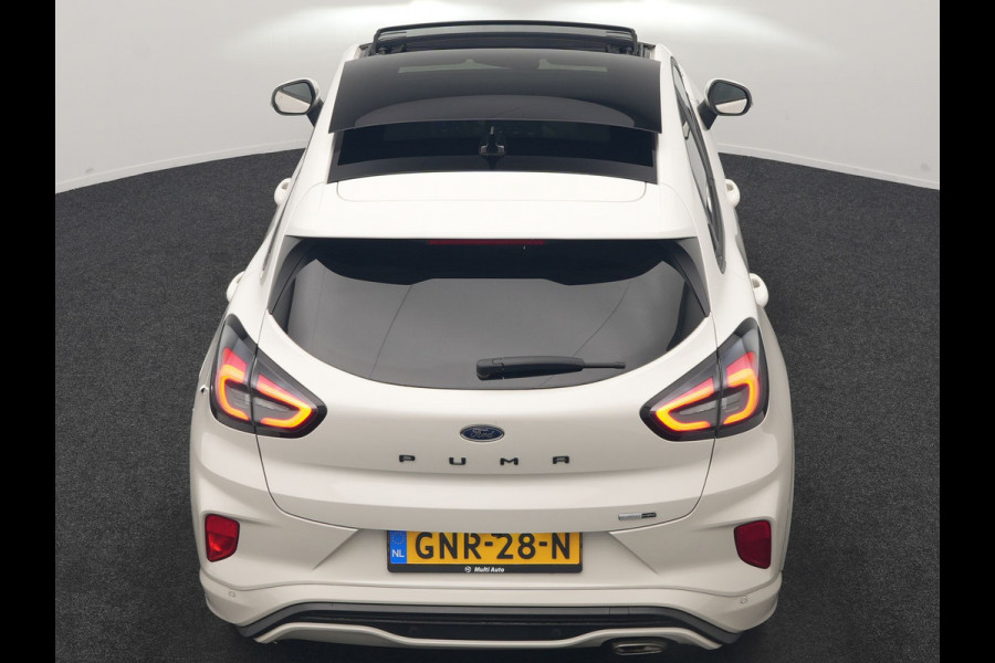 Ford Puma 1.0 EcoBoost Hybrid ST-Line X 155pk Dealer O.H | Panodak | Adaptive Cruise | Bang & Olufsen | Camera | Sportstoelen & Stuur Verwarmd | Apple Carplay | Keyless | Virtual | Navigatie | DAB | 17"L.M |
