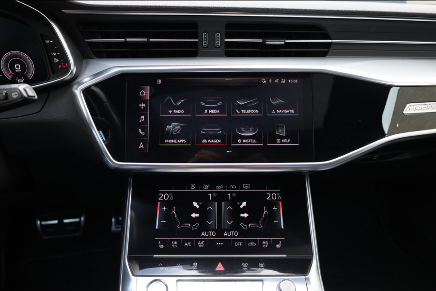 Audi A6 Avant 45 TFSI quattro S edition 3x S-LINE/MAXTON/LED/SFEER/VIRTUAL/PANO/LEER+MASSAGE/21" LMV/360/ACC/ECC/12 MND GARANTIE!