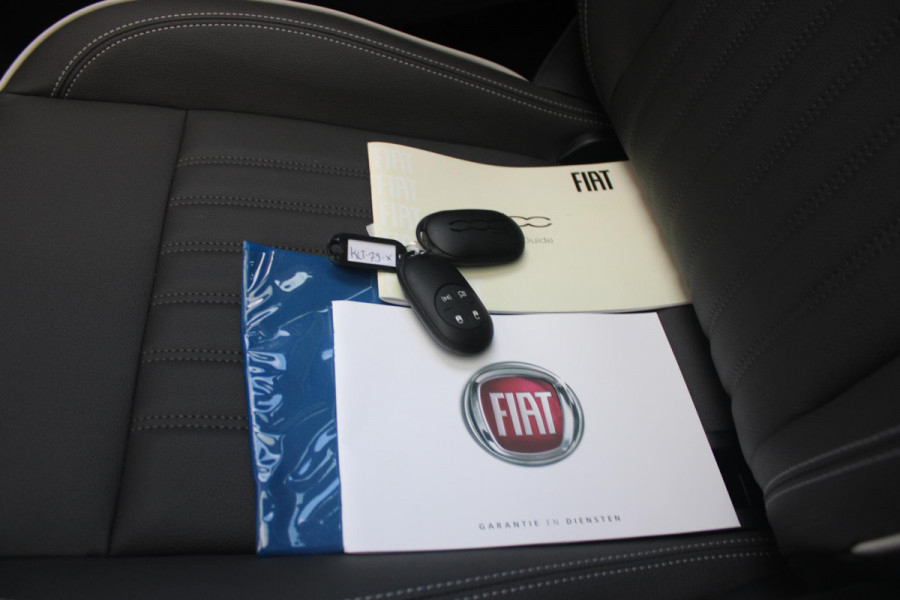 Fiat 500 1.0 Hybrid La Prima | PANORAMADAK | DRAADLOZE APPLE CARPLAY/ANDROID AUTO | DRAADLOZE TELEFOONLADER | LEDER BEKLEDING | ACHTERUITRIJ CAMERA  | PARKEERSESOREN ACHTER | 17" LICHTMETALEN VELGEN DIAMOND CUT | ROSE GOLD | JBL PREMIUM AUDIO | DAB+ RADIO |  LED KOPLAMPEN "INFINITY" | CLIMATE CONTROL | REGEN/LICHT SENSOR | KEYLESS START |  | CRUISE CONTROL |
