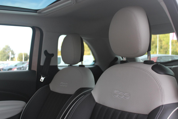 Fiat 500 1.0 Hybrid La Prima | PANORAMADAK | DRAADLOZE APPLE CARPLAY/ANDROID AUTO | DRAADLOZE TELEFOONLADER | LEDER BEKLEDING | ACHTERUITRIJ CAMERA  | PARKEERSESOREN ACHTER | 17" LICHTMETALEN VELGEN DIAMOND CUT | ROSE GOLD | JBL PREMIUM AUDIO | DAB+ RADIO |  LED KOPLAMPEN "INFINITY" | CLIMATE CONTROL | REGEN/LICHT SENSOR | KEYLESS START |  | CRUISE CONTROL |