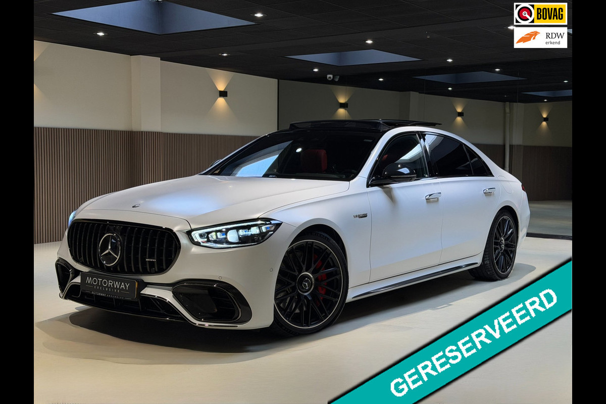 Mercedes-Benz S-Klasse AMG 63 S E Performance|Pano|HUD|Keyless|360|4D Burmester|Massage|Matrix|Chauffeurspakket|Carbon