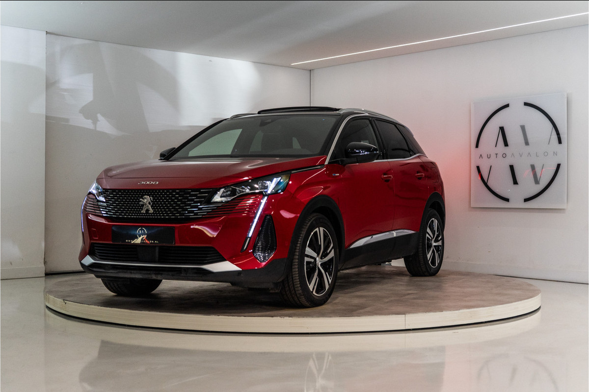 Peugeot 3008 1.6 HYbrid 225 GT 225 PK | Plug-in Hybrid | Panoramadak | ACC | Rouge Ultimate | Sfeer | VOL! 12 MND Garantie