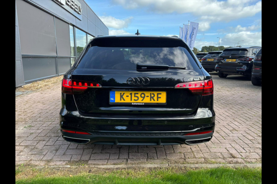 Audi A4 Avant 35 TFSI S edition 150PK | S-Line | Adapt. Cruise | Elektr. Klep | Climate Control | Matrix-Led | Zwart Optiek
