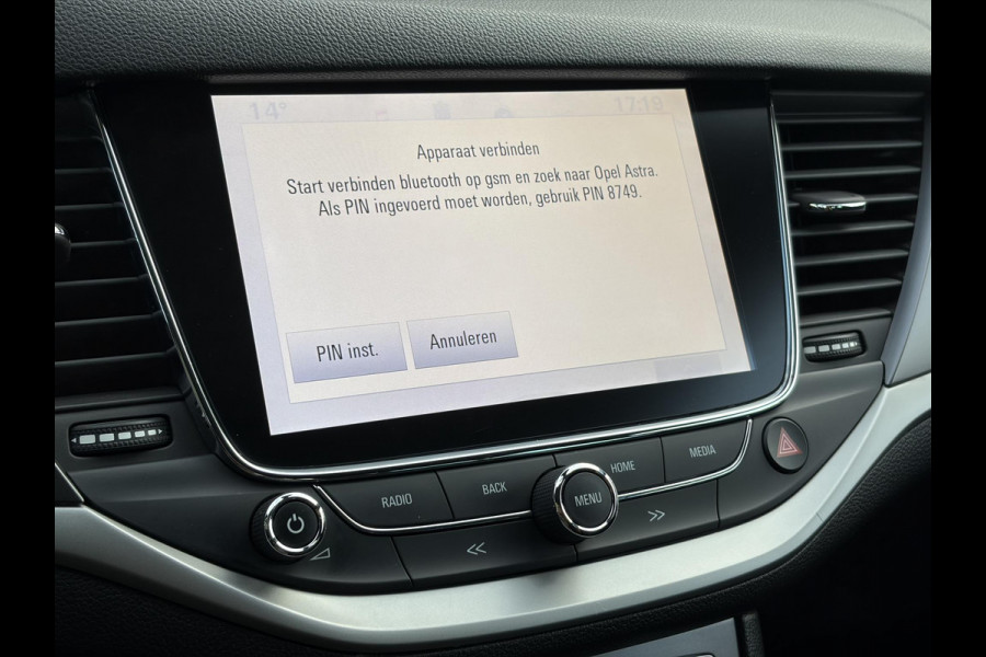 Opel Astra 1.0 Online Edition ✓2e Eigenaar✓Trekhaak✓Carplay✓Dealer Onderhouden✓Navi✓105pk✓Pdc V+A✓Clima✓Cruise✓Lm velgen✓N.A.P✓Apk tot 05-2027