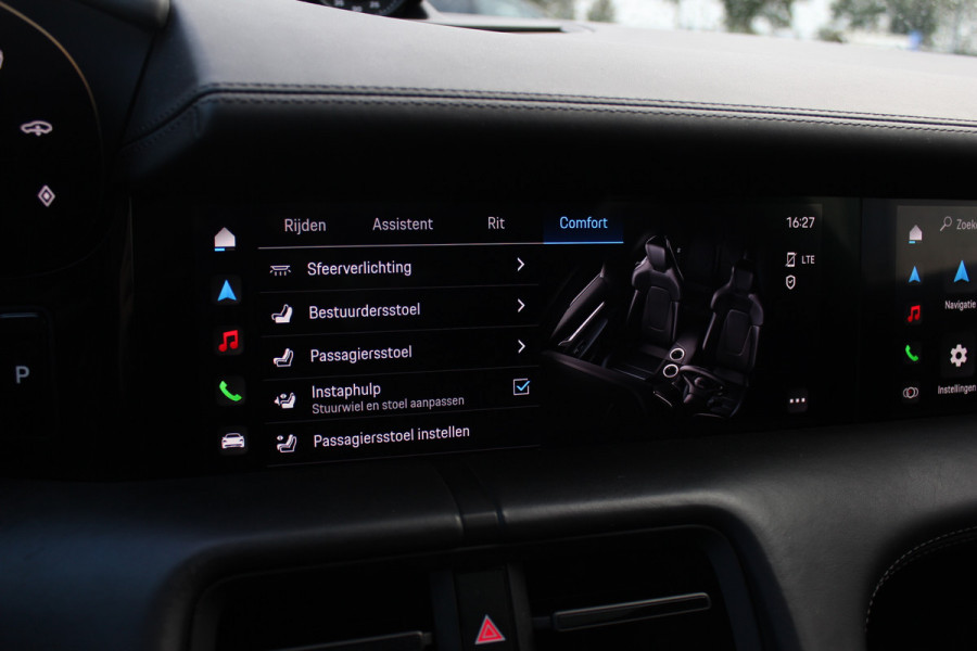 Porsche Taycan Turbo 93 kWh / Panoramadak / 360Camera / Head-up / Burmester / Luchtvering / 20'' / InnoDrive / Sportchrono+Design / Keyless / Adaptieve Stoelen / Dodehoek / DAB / Warmtepomp