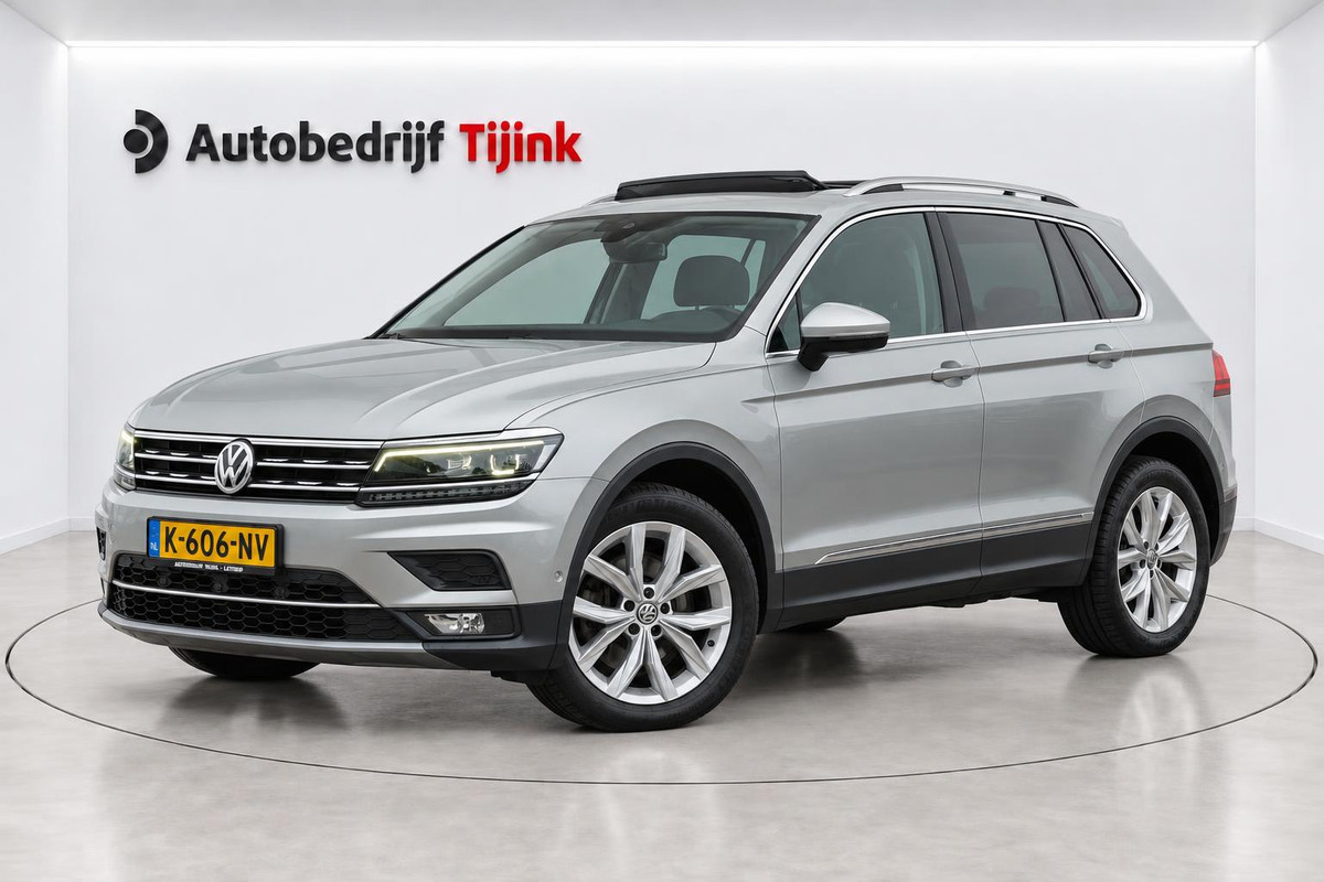 Volkswagen Tiguan 2.0 TSI 4MOTION Highline | Automaat | Pano | LED | Navi | App-connect | Camera | All-seasons | Elek. achterklep | Park Assist |