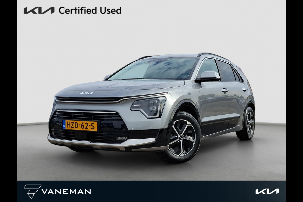 Kia Niro 1.6 GDi Hybrid DynamicPlusLine Leder | Stoel- en Stuurverwarming | Adapt. Cruise | Schuif/Kanteldak | Elektr. Achterklep |