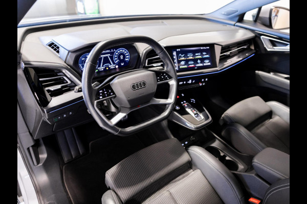 Audi Q4 e-tron 40 Launch edition S Competition 77 kWh SOH 94% / 204pk / Panorama dak / Warmtepomp / Sonos / Adaptieve dempers /