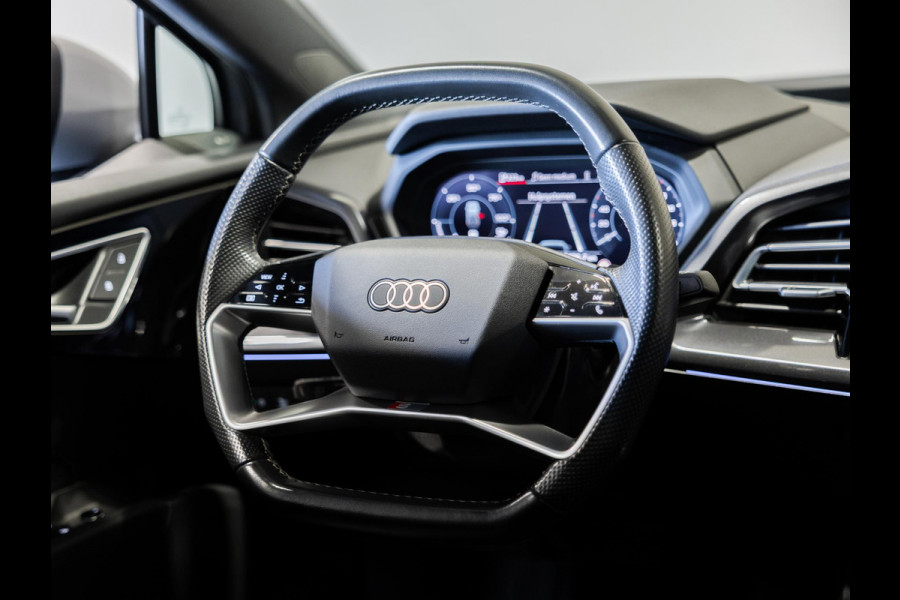 Audi Q4 e-tron 40 Launch edition S Competition 77 kWh SOH 94% / 204pk / Panorama dak / Warmtepomp / Sonos / Adaptieve dempers /